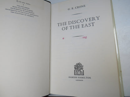 The Discovery Of The East By G. R. Crone 1972 Vintage Book book image 4