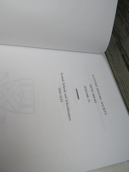 Scottish Schools and Schoolmasters 1560-1633 By John Durkan 2006 book image 5