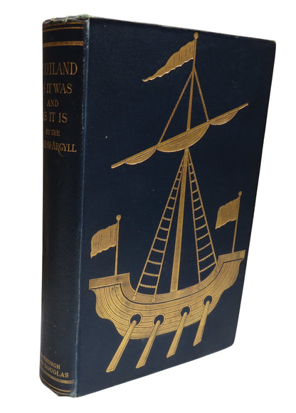 Scotland As It Was and As It Is By The Duke of Argyll 1887 book front cover