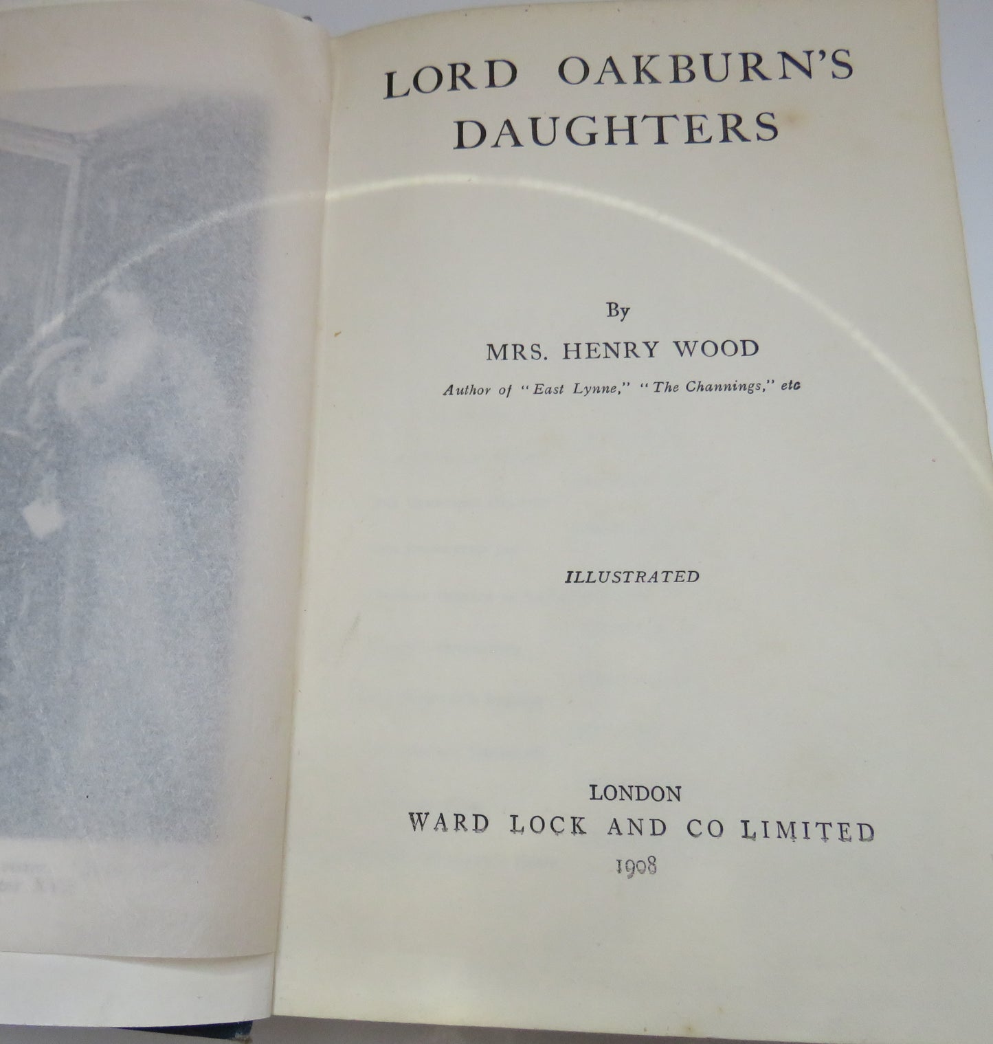 Lord Oakburn's Daughters by Mrs Henry Wood, 1908