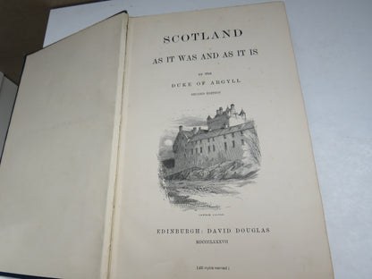 Scotland As It Was and As It Is By The Duke of Argyll 1887 book image 5
