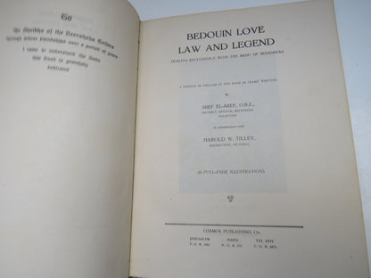 Bedouin Love Law and Legend Dealing Exclusively With Badu of Beersheba A Version In English of the B book image 5