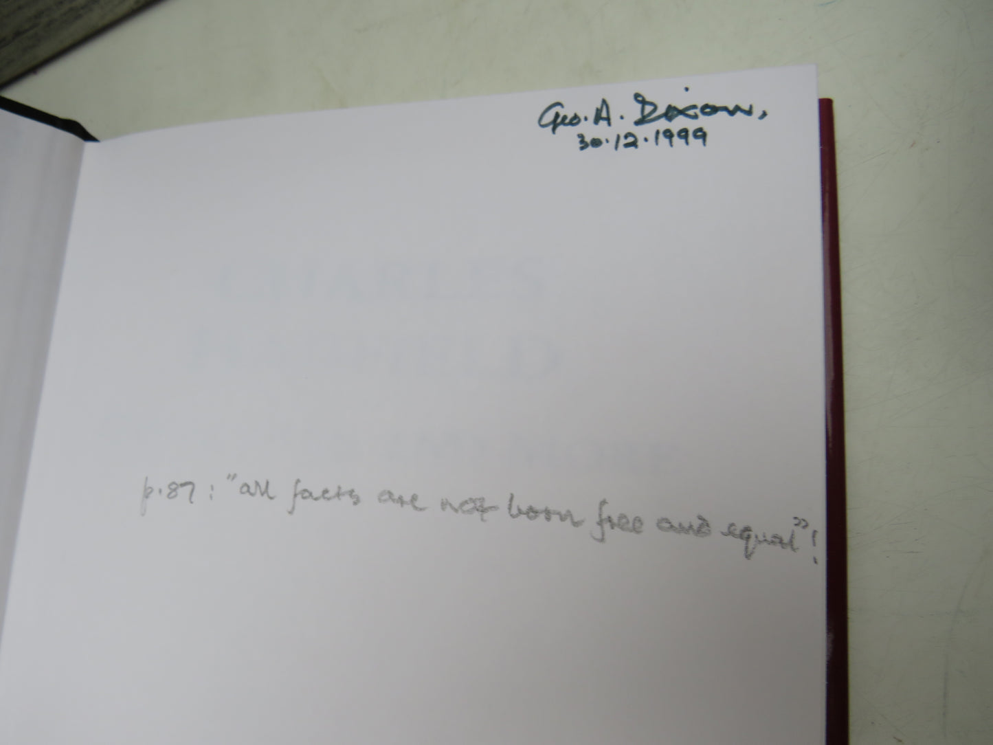 Charles Hadfield Canal Man and More By Joseph Boughey 1998