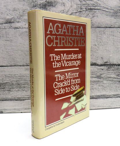 A Miss Marple Due The Murder At The Vicarage, The Mirror Crack'd From Side To Side by Agatha Christi book front cover