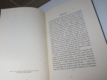 Family Origins and Other Studies By The Late J. Horace Round 1930 book image 5