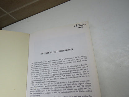 The Old Deeside Road (Aberdeen To Braemar) Its Course, History and Associations By G. M. Fraser, Lib book image 3