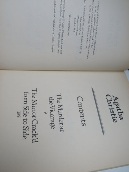 A Miss Marple Due The Murder At The Vicarage, The Mirror Crack'd From Side To Side by Agatha Christi book image 4