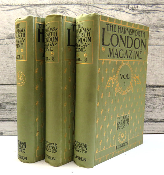 The Harmsworth Monthly Pictorial Magazine, Volumes I-III, 1898-9, 3 Volume Set