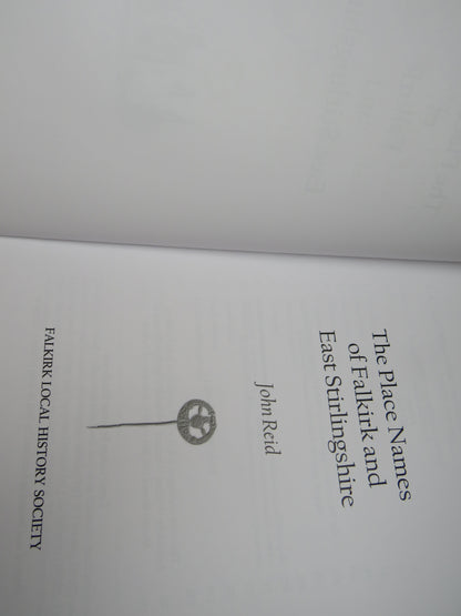 The Place Names of Falkirk and East Stirlingshire By John Reid 2009 Author Signed book image 5
