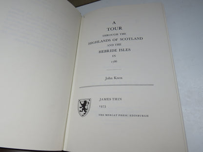 The Highlands and Hebrides In 1786 By John Knox 1975 book image 4