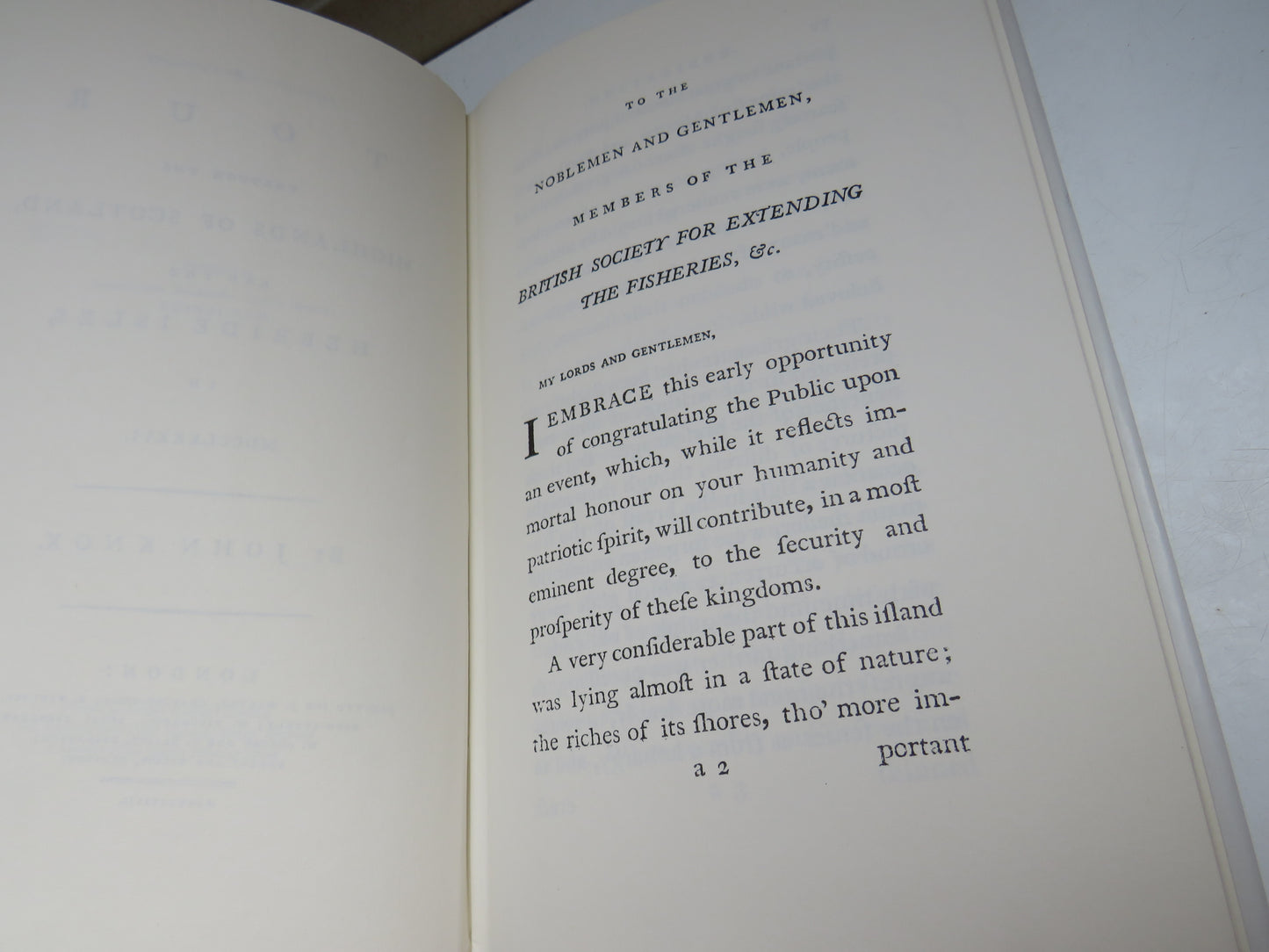 The Highlands and Hebrides In 1786 By John Knox 1975