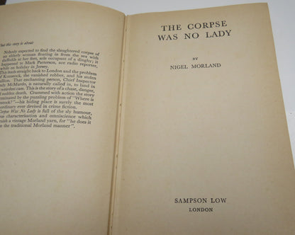 The Corpse Was No Lady By Nigel Morland book image 3
