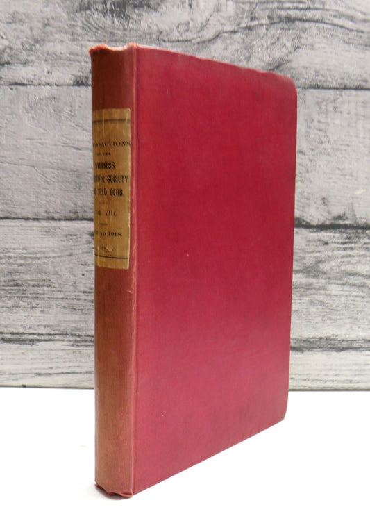 Transactions of the Inverness Scientific Society and Field Club Volume VIII 1912-1918