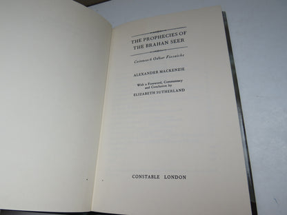 The Prophecies of The Brahan Seer Coinneach Odhar Fiosaiche By Alexander Mackenzie 1984 book image 4