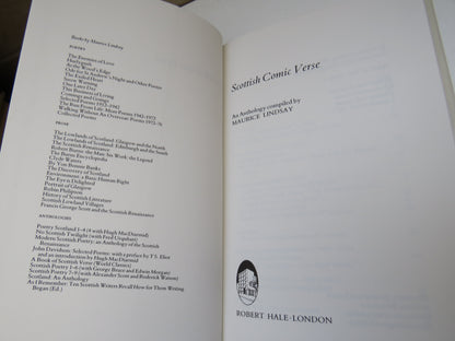 Scottish Comic Verse An Anthology Compiled By Maurice Lindsay 1981 book image 4