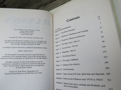 Hanson A Biography By Alex Brummer and Roger Cowe 1994