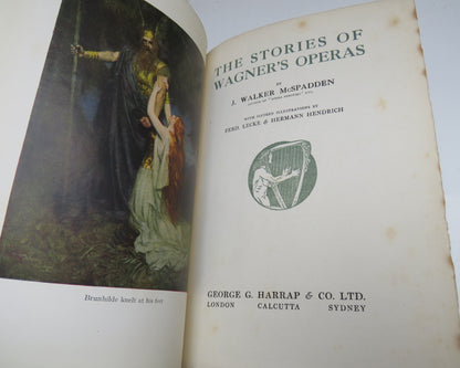 The Stories Of Wagner's Operas By J. Walker McSpadden 1924 book image 4