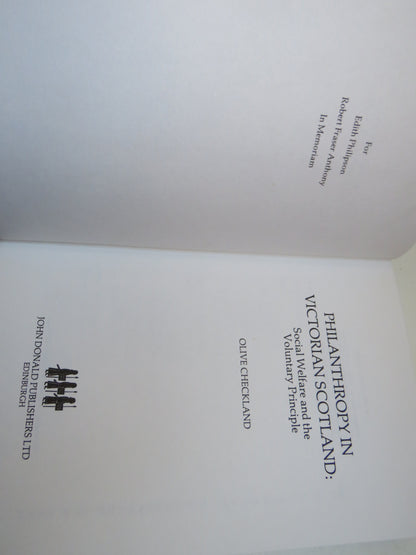 Philanthropy In Victorian Scotland: Social Welfare and The Voluntary Principle By Olive Checkland 19 book image 3