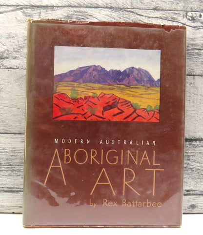Modern Australian Aboriginal Art by Rex Battarbee, 1951 book front cover