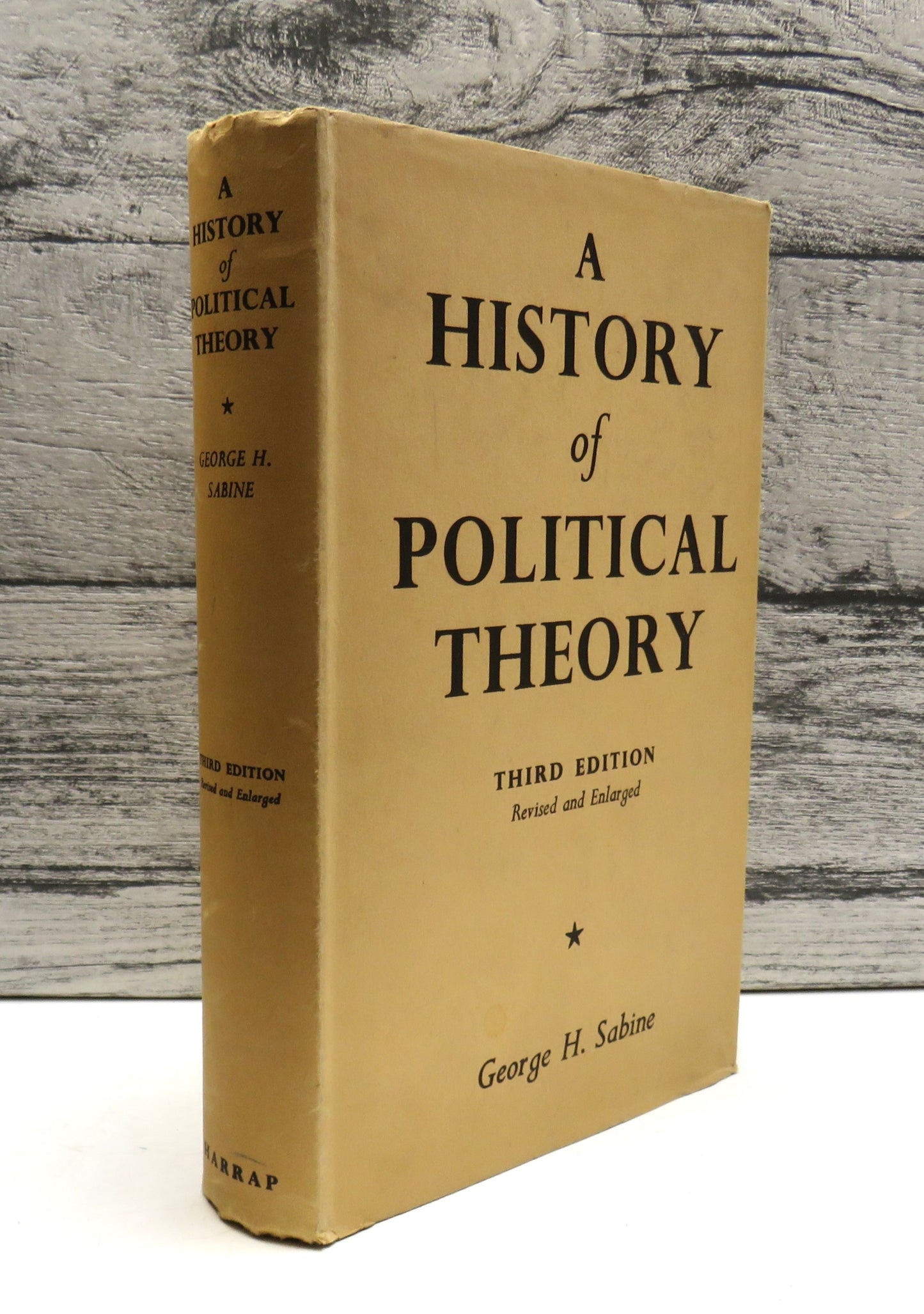 A History of Political Theory By George H. Sabine 1954
