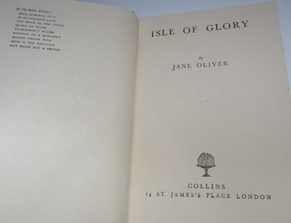 Isle of Glory By Jane Oliver 1949 book image 3