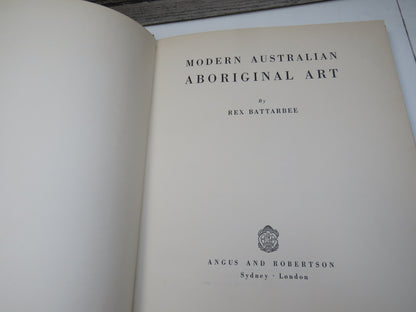 Modern Australian Aboriginal Art by Rex Battarbee, 1951 book image 4