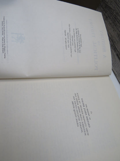 A History of Political Theory By George H. Sabine 1954