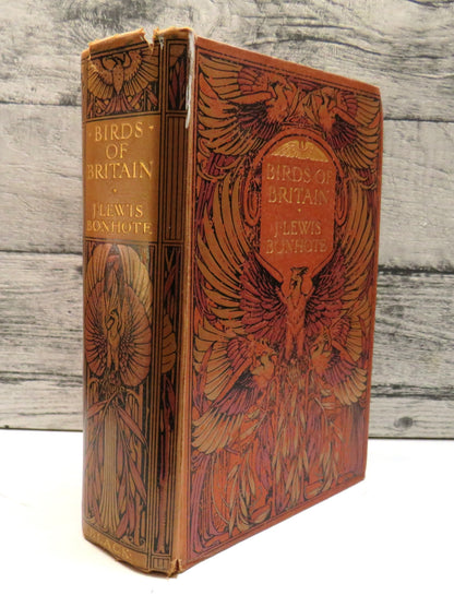 Birds of Britain by J. Lewis Bonhote, 1907 book front cover