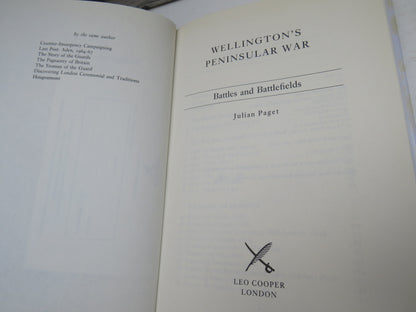 Wellington's Peninsular War Battles and Battlefields By Julian Paget 1996
