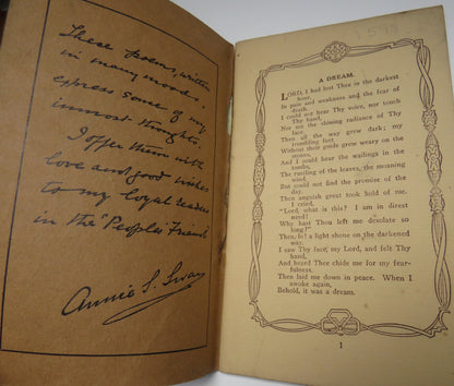 My Poems By Annie Swan book image 3