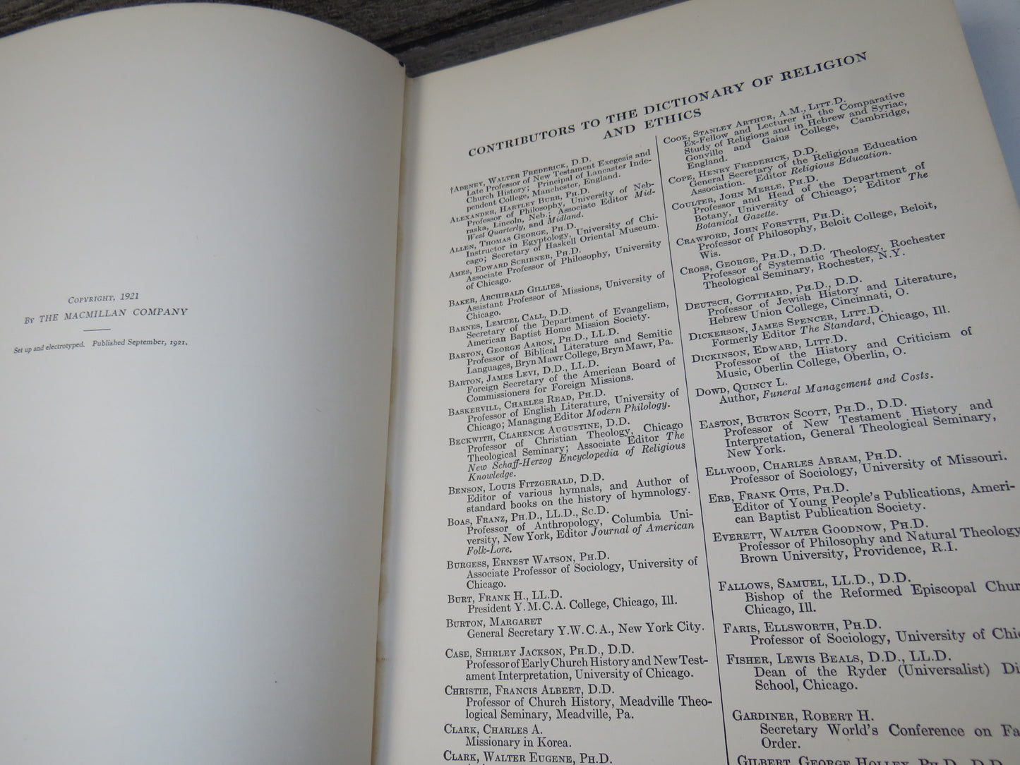 A Dictionary of Religion and Ethics, edited by Shailer Mathews and Gerald Birney Smith, 1921