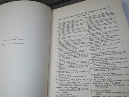 A Dictionary of Religion and Ethics, edited by Shailer Mathews and Gerald Birney Smith, 1921 book image 4