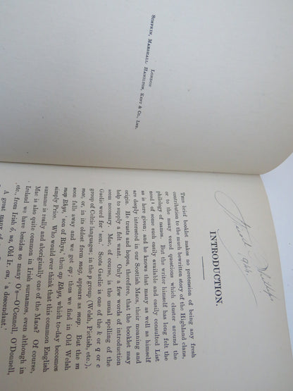 The Scottish Macs Their Derivation and Origin By James B. Johnston 1922 book image 5