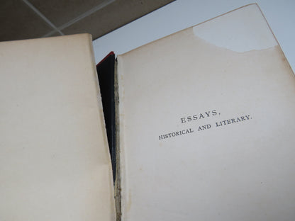 Essays Historical and Literary From The Edinburgh Review By Lord Macaulay book image 3