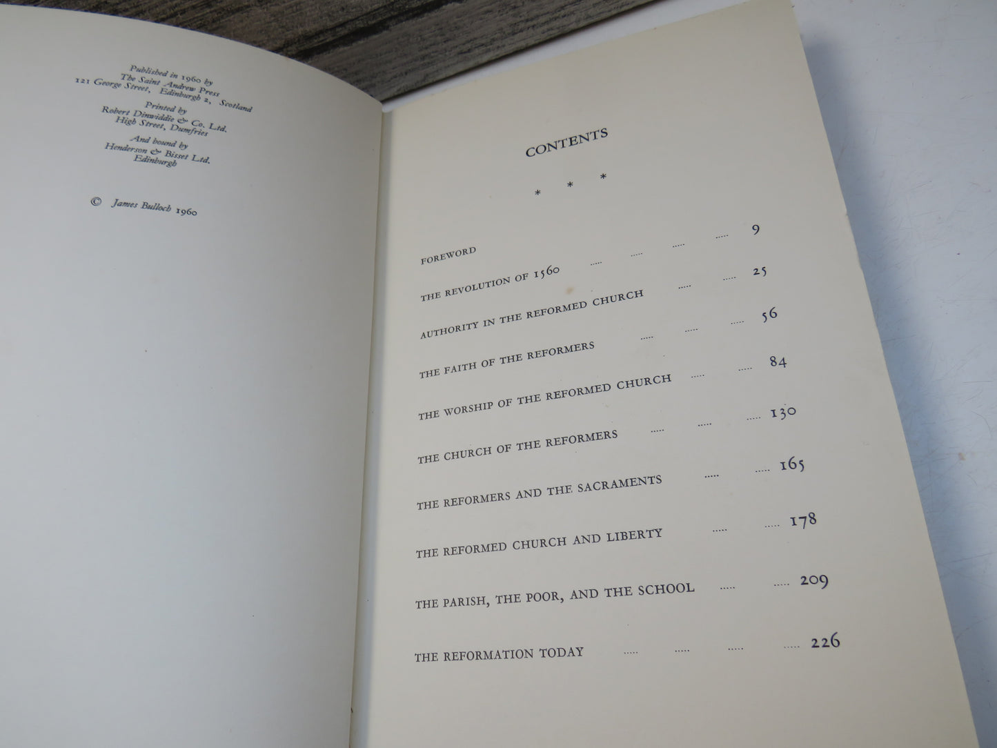The Kirk in Scotland by James Bulloch, 1960