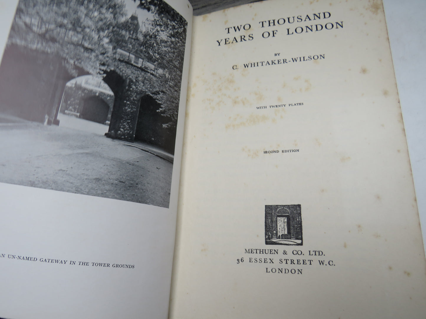 Two Thousand Years of London By C. Whitaker-Wilson 1935