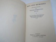Load image into Gallery viewer, 1872-1900 &amp; 1900-1922 Men and Memories Recollections Of William Rothenstein 1932

