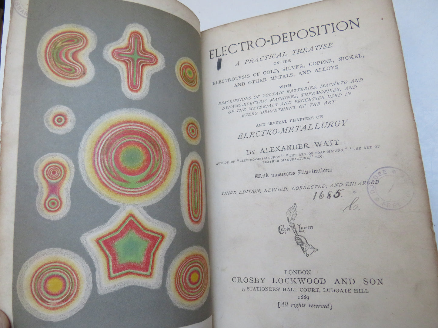 Electro-Deposition A Practical Treatise On The Electrolysis of Gold, Silver, Copper, Nickel, and Other Metals, and Alloys By Alexander Watt 1889