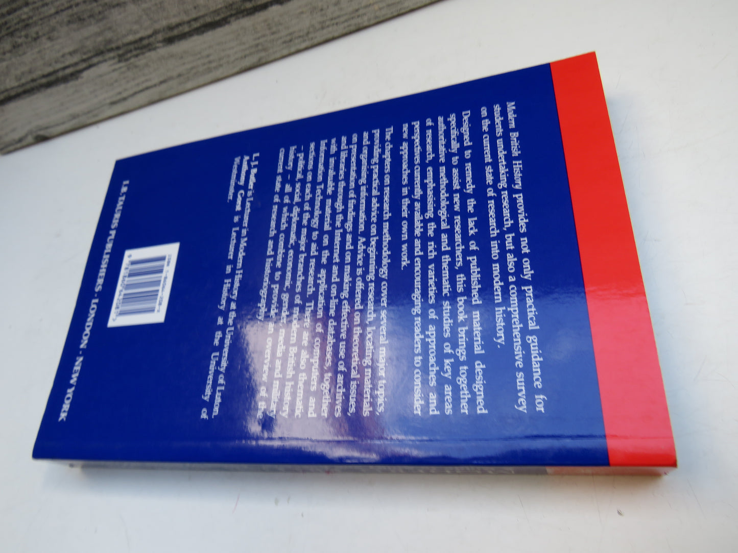 Modern British History: A Guide To Study and Research Edited By L. J. Butler and Anthony Gorst 1997