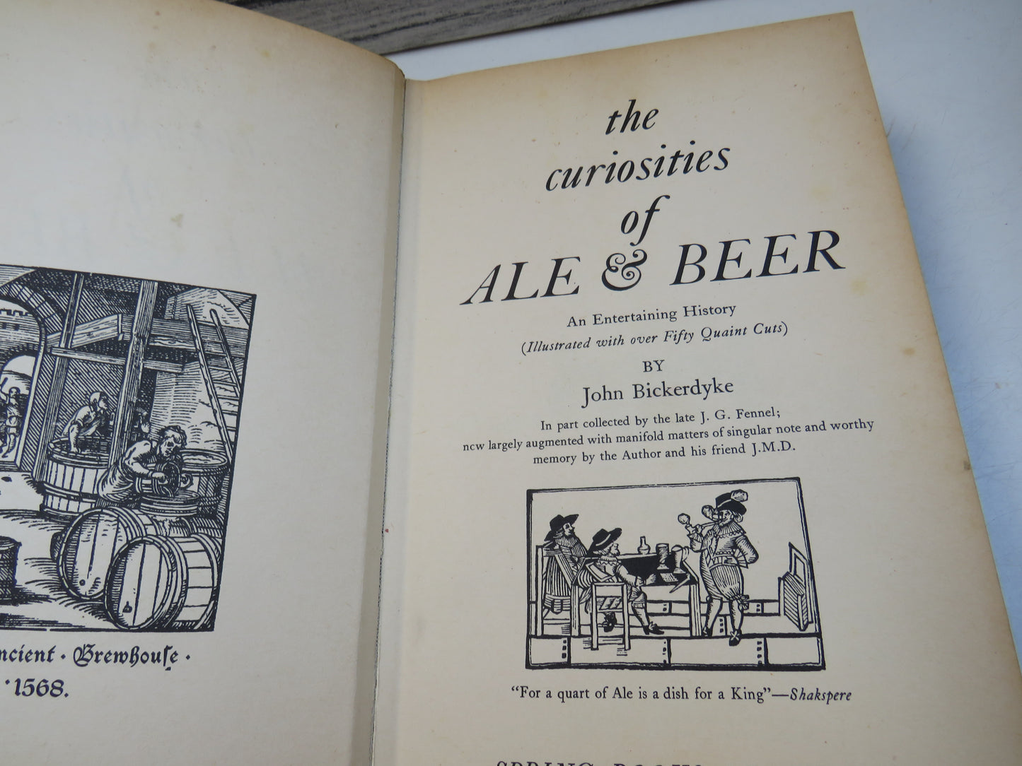 The Curiosities of Ale & Beer, An Entertaining History by John Bickerdyke, 1965