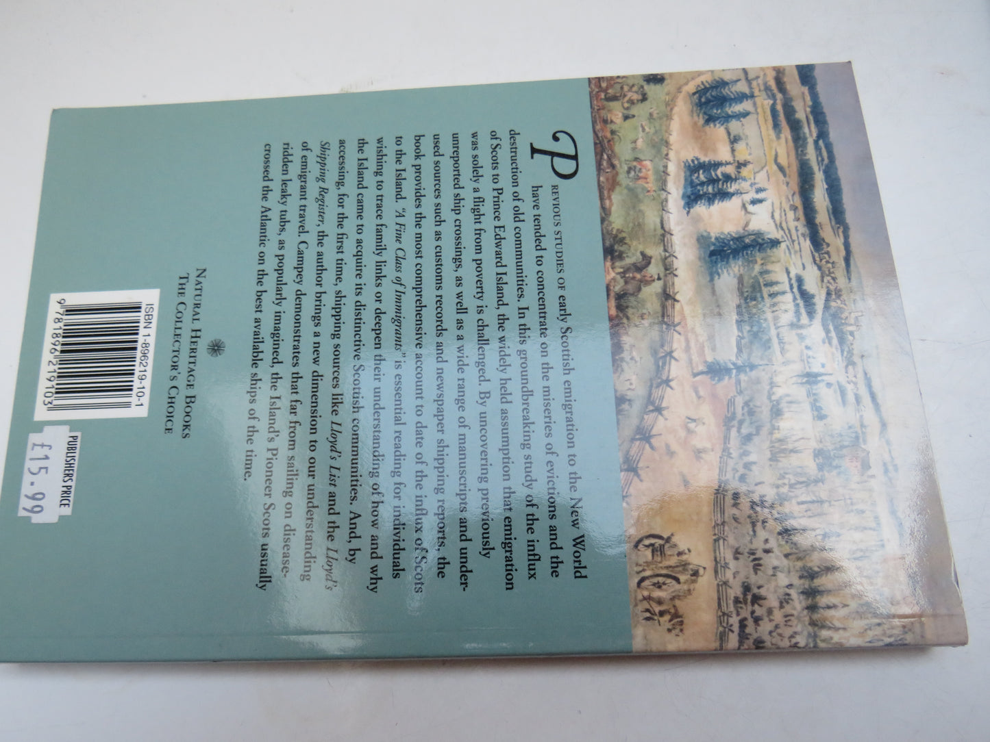 "A Very Fine Class of Immigrants" Prince Edward Island's Scottish Pioneers 1770-1850 By Lucille H. Campey 2001