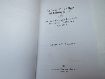 "A Very Fine Class of Immigrants" Prince Edward Island's Scottish Pioneers 1770-1850 By Lucille H. C book image 4