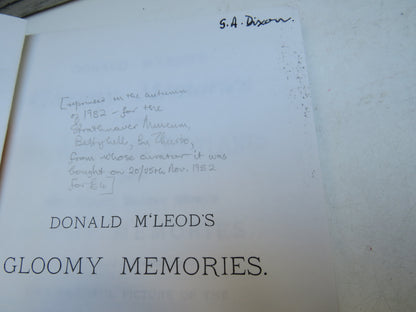 Donald M'Leod's Gloomy Memories In The Highlands of Scotland Versus Mrs. Harriet Beecher Stowe's Sunny Memories