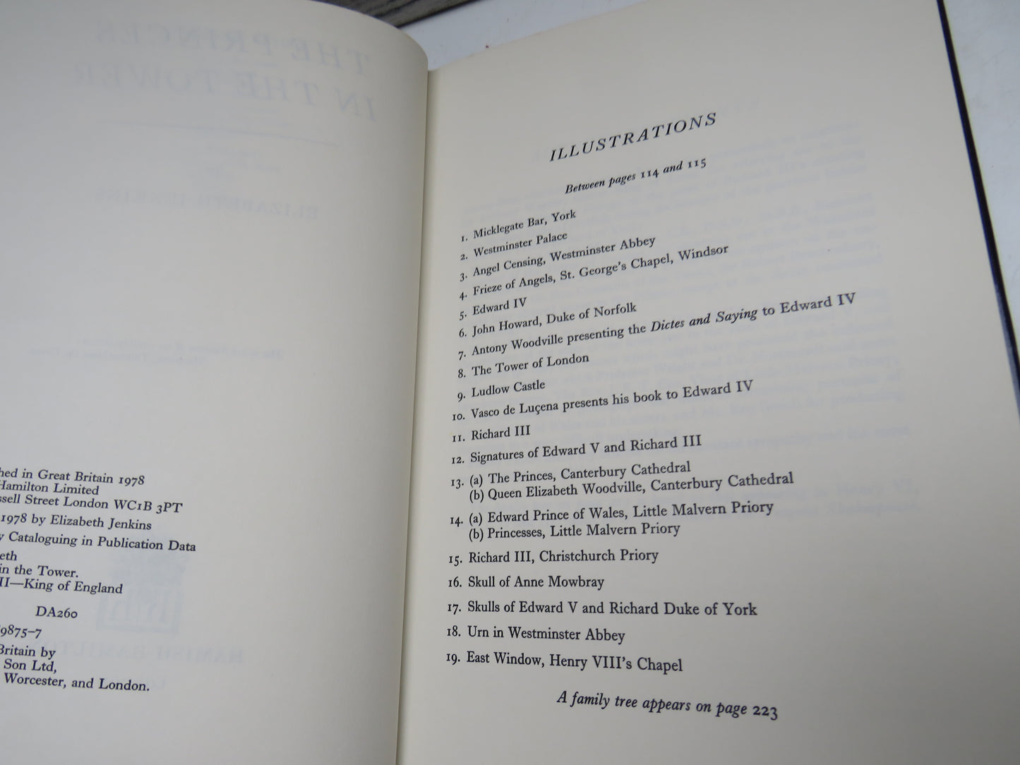 The Princes In The Tower By Elizabeth Jenkins 1978