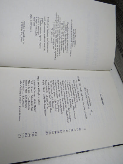 Lord's & Commons Cricket In Novels and Stories Edited By John Bright-Holmes 1988 book image 4