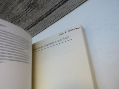 Experience, Explanation and Faith An Introduction To The Philosophy of Religion By Anthony O'Hear 1984