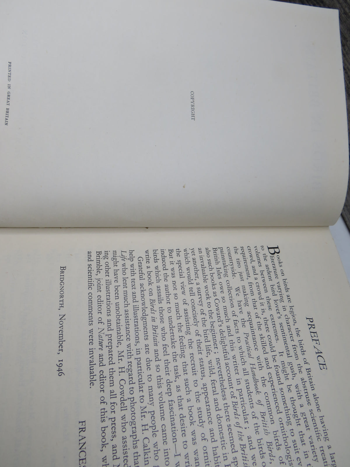 Birds In Britain By Francs Pitt 1948