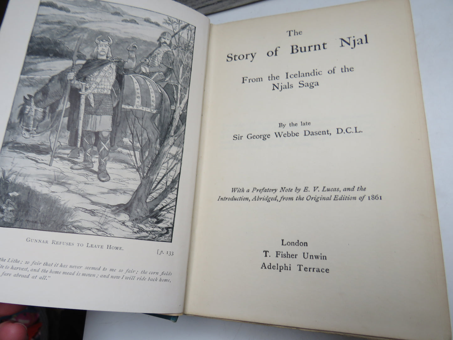 The Story of Burnt Njal From The Icelandic of the Njals Saga By The Late Sir George Webbe Dasent