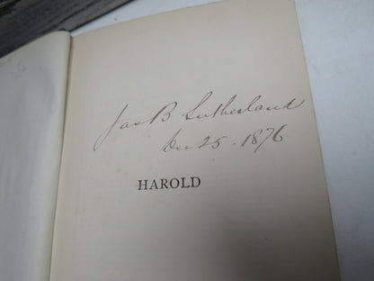 Harold A Drama By Alfred Tennyson 1877 book image 3