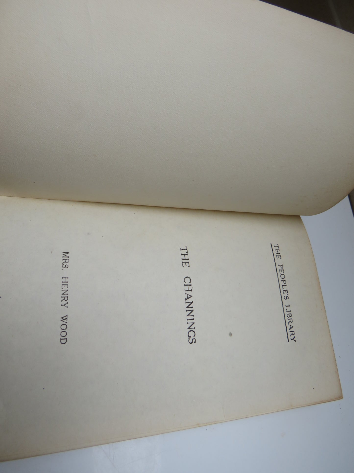 The Channings By Mrs Henry Wood 1908